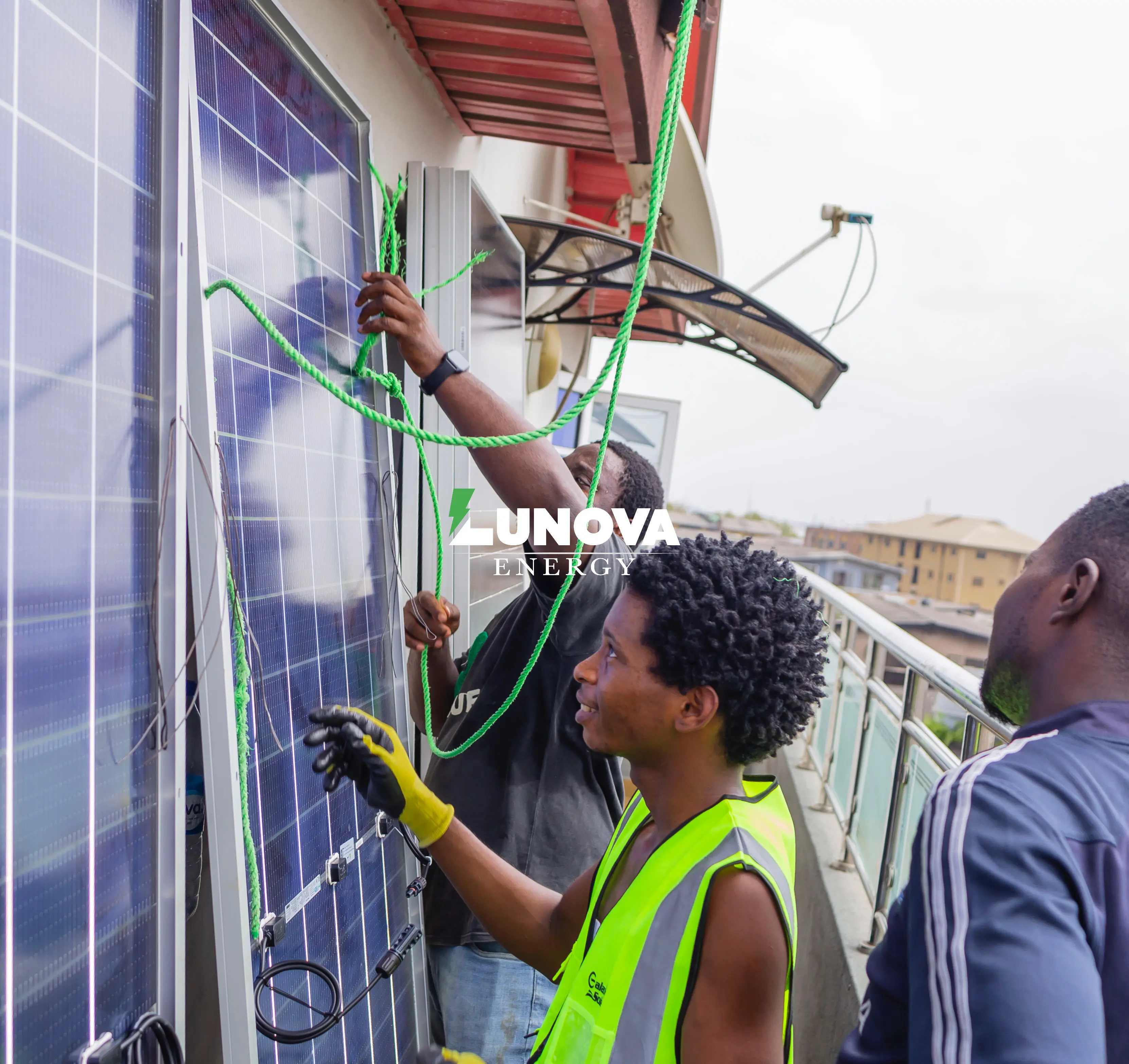 Solar power installation
